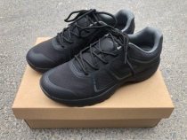 Men's outdoor black physical training shoes new black training shoes mountaineering physical shoes non-slip wear-resistant