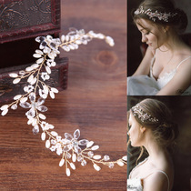 Wedding dress accessories hair headband bridal headwear Super Xiansen Pearl resin hair band dress accessories hair accessories