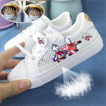 2020 Altman childrens net shoes summer soft bottom beach little boy indoor bag with Superman shoes cartoon pattern