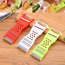 (5 pack) multifunctional vegetable cutter potato shredder grater cucumber slicer Peeler