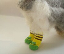 Pet Socks Indoor outdoor pooch socks four with non-slip mat Warm Dog Shoes Teddy Pooch