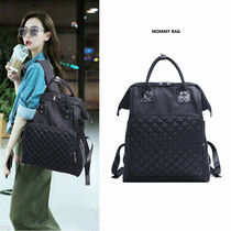 European Standing Mommy Bag Fashion Magoty Oxford Cloth Double Shoulder Mommy Bag Multifunction Large Capacity Mother & Baby Backpack Women Bag