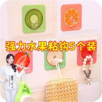 Strong sticky hook hook load-bearing viscose nail-free seamless kitchen hook wall-mounted suction cup wall does not paste bathroom hook