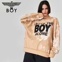 boylondon Sweater Women 2020 Full Print Splash Eagle Print Couple Pullover