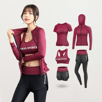 Sports Suit Storm Sweatshirt Woman Fitness Room Running Casual Speed Dry Five Sets Beginners Fashion Yoga Clothes Autumn Winter
