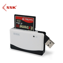SSK Pentium all-in-one card reader SCRM057 high speed direct reading SD TF MS CF memory card