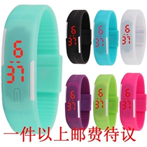 Thin band LED bracelet watch Fashion touch childrens generation of electronic students gift watch