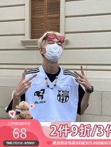 EAHOearthlinghoo 22SS Japan-ROK street Song Min Haomino sports padded shoulder shirt male and female Machia