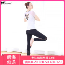 Shalore yoga clothes women Autumn New Sports running clothes slim professional short sleeve yoga fitness set women