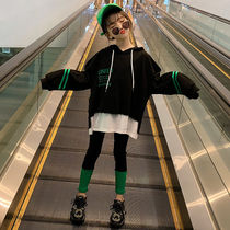 2020 childrens clothing girl spring dress fashionable foreign style suit middle school childrens sports sweater Spring Autumn New coat Street dance