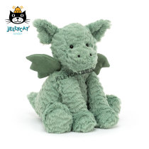 2020 New British jELLYCAT Fuddlewuddle wave hairy dragon plush pacifying toy doll