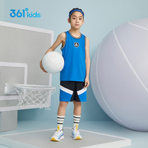 361 Boy-mounted boys basketball Two sets 2022 Summer new CUHK Sport Wind Vest Shorts Suit