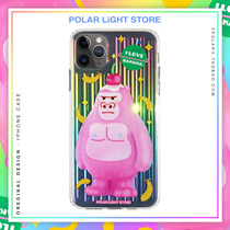 Aurora multipink banana giant scarlet applies Apple 13Promax original iPhone12 mobile phone protective sheath shell 11xs