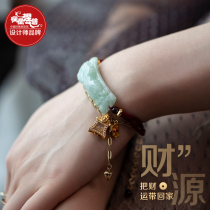 Phoenix Nirvana national wind niche design bracelet braided rope female simple cold wind personality year of life hand rope