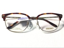Seiko pure titanium new retro eyeglass frame ultra-light plate pure titanium eyeglass frame myopia frame HC-3010