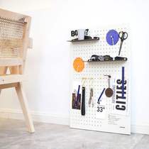 Wall Sweet Shop Cafe botro Bo Joe Nordic hole board rack decoration clothing store display rack