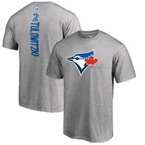 MLB Jersey Baseball League Blue Jays Toronto Blue Jays player short sleeved round neck T-shirt