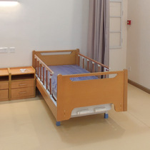 Suitable Aging Furniture Custom Care Center Hand Shake Two Function Bed Board Type Solid Wood Lift Bed
