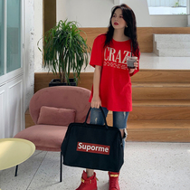 Teenage Girl Hearts Travel Bag Shake Sound Same Net Red Light Fashion Brief large capacity Pull Rod Carry-on Luggage Bag