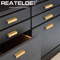 Rito Modern Simple Extended Hand 7 - Word Hand Hand Golden Black Aluminum Hand