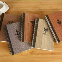 Notebook stationery notepad small portable rollover coil this thread loop classification coil this spiral thickened book