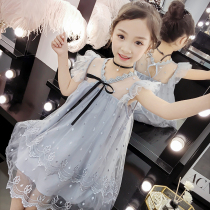 Childrens dresses 2021 New Fashion Ocean Fashion Summer Fashion Three ten-year-old girl Summer Sasha Princess Dresses