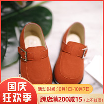 Direct mail ETTOI Korea Pegus childrens clothing 2021 autumn sauce Orange small leather shoes 577602