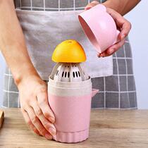 Portable manual lemon juicer fruit press simple orange juice juicer Penguin juice cup