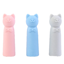 Morning Light (M-G)Stationery student Eraser Pen cap Rubber Bow Tie Cat Series Exam Eraser 3-pack A