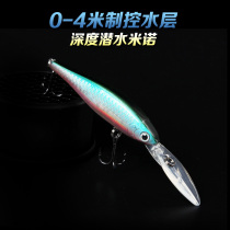 Luya bait Mino long-tongued deep diving 0-3 meters fishing freshwater mandarin fish perch sea fishing sea bass grouper