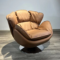 Single Rotation Sofa Chair Italian Lazy Leisure Chair Lightly Luxurious Winter and Summer Two-Used Chair Bedroom Balcony