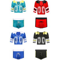 Womens three-point female cheerleader costume stage performance sexy football baby cheerleader costume