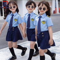 Kindergarten uniform British style Primary school uniform Summer uniform College style summer garden uniform Childrens military uniform Class uniform Graduation