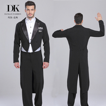 Dankai mens tuxedo tuxedo dress modern dance uniform national standard dance uniform black suit three-piece mens suit