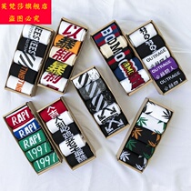 High socks mens wild 5 pairs of European and American street trend hip-hop skateboarding sports stockings 