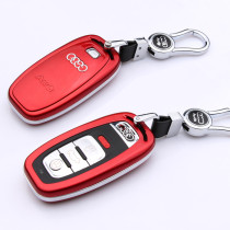 Suitable for Audi A4L key case A6L A5 S6 Q5 A7 A8L special car key sleeve buckle protective case