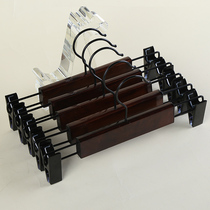  Solid wood pants clip hanger Household wooden pants rack Childrens pants clip Underwear socks clip