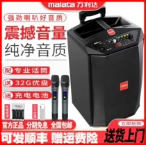 Vanlida Sound Outdoor Tie Bar Home K Songs U Pan Bluetooth High Power 8 12 Inch Heavy Bass Square Dance Speaker