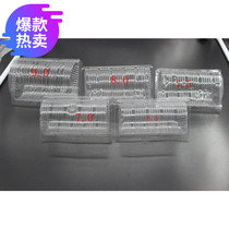  Net celebrity disposable food grade plastic blister moon cake shortbread cookies peach crisp cylindrical packaging box 100