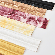 Floor sticker top skirting line wall sticker background wall corner decorative line door frame edging wallpaper self-adhesive foam waist line
