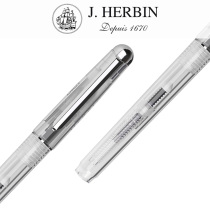 French J Herbin transparent pen 22000T positive posture for students children boys and girls primary school students special business office calligraphy ink gall gift ink pen