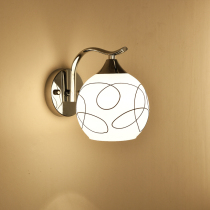 Modern minimalist wall lamp bedroom bedside lamp warm creative balcony aisle living room LED personality wall lamp