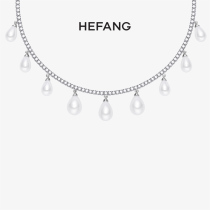 HEFANG He Fang Jewelry Venus Necklace 925 Sterling Silver Women Design Sense Temperament choker Tassel Pendant