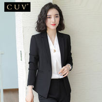 Black suit womens suit temperament President professional wear work clothes interview work suit dress business white collar autumn