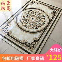 Living room parquet floor tiles Dining room aisle anti-slip entrance tiles Microcrystalline stone K gold tiles 800X800 tiles