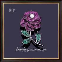 Brooch corsage female high-end pin Korean jewelry Joker luxury temperament autumn winter cardigan coat sweater elegant accessories