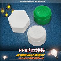  Hot selling PPR plastic inner wire plug inner tooth plug pipe plug cap 20 4 points 25 6 points 32 water pipe accessories
