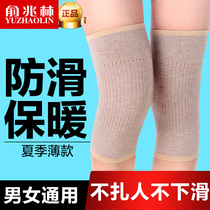 Yu Zhaolin summer ultra-thin cashmere knee pads to keep warm old legs and mens women do not decline