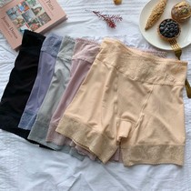 Summer new thin section two-in-one safety pants lace leggings boxer pants fat MM boxer briefs high elastic and breathable