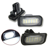 Suitable for Mercedes W203 W203 4D 18LED 18LED plate lamp license light LED license plate lamp special car special 2